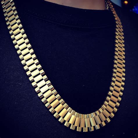 rolex chain 14k